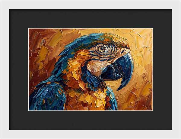 Majestic Macaw Portrait