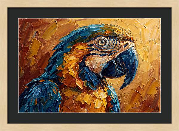 Majestic Macaw Portrait
