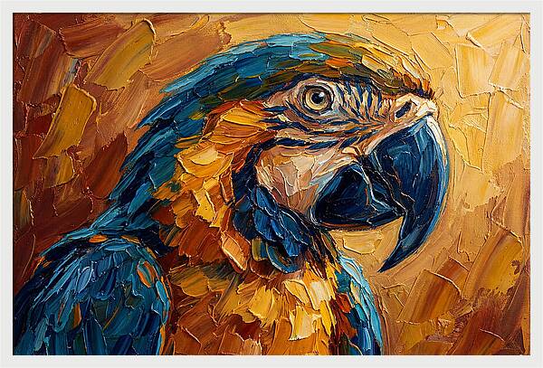 Majestic Macaw Portrait