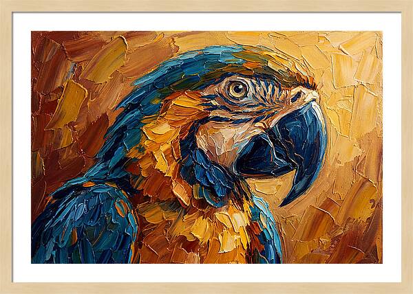 Majestic Macaw Portrait