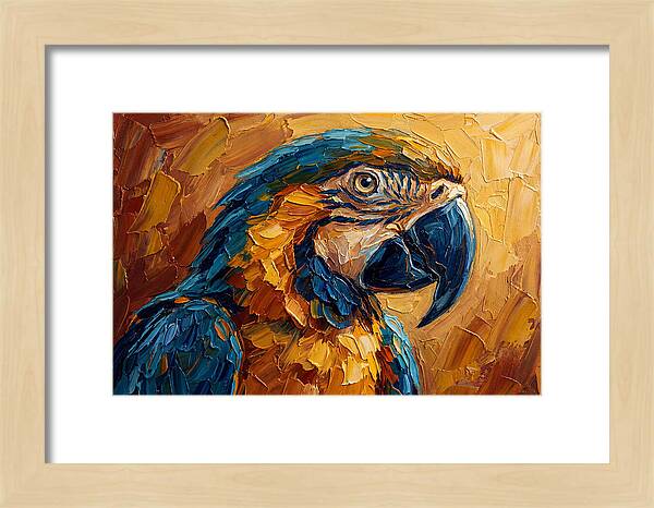 Majestic Macaw Portrait