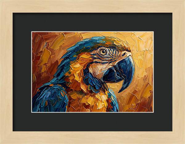 Majestic Macaw Portrait