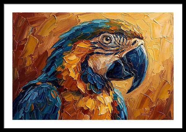 Majestic Macaw Portrait