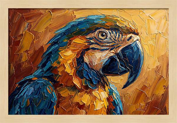 Majestic Macaw Portrait