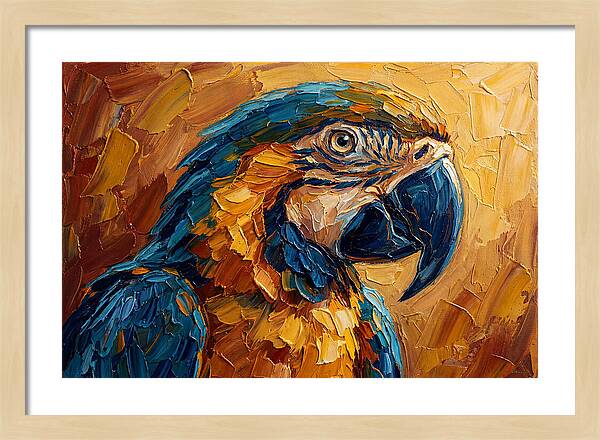 Majestic Macaw Portrait