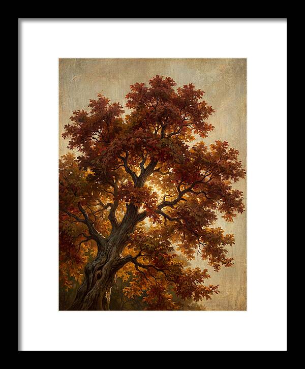 Majestic Maple Tree In Autumn