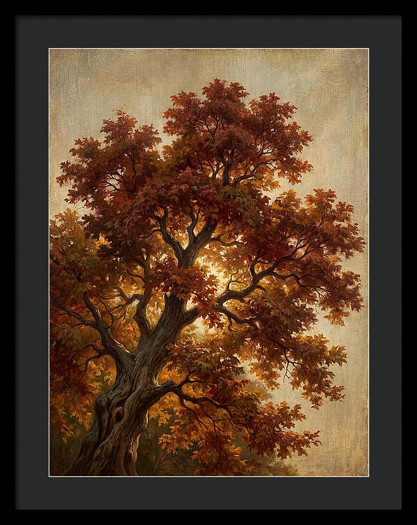 Majestic Maple Tree In Autumn