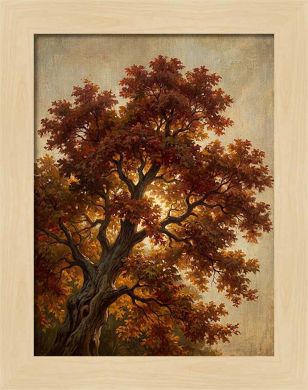 Majestic Maple Tree In Autumn