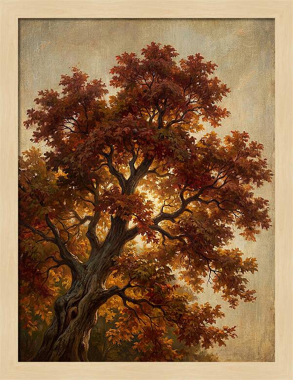Majestic Maple Tree In Autumn