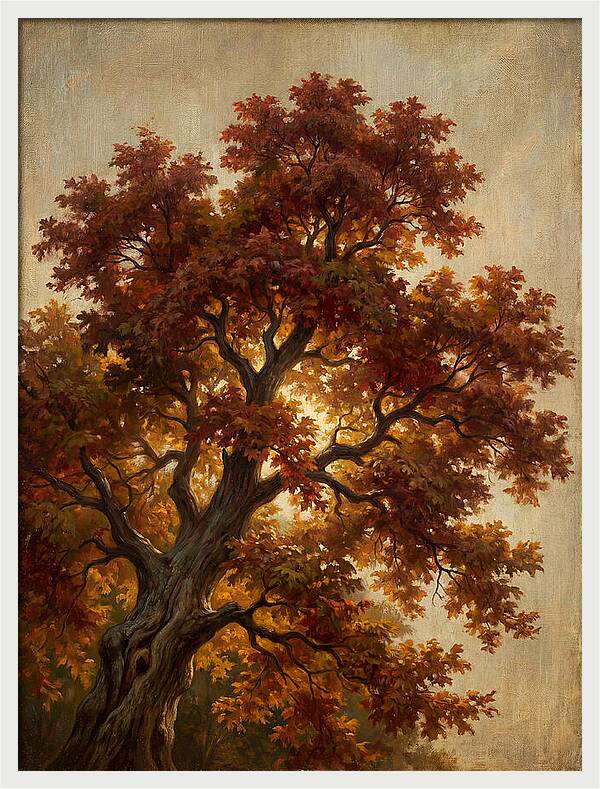 Majestic Maple Tree In Autumn