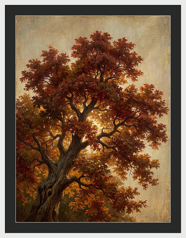 Majestic Maple Tree In Autumn