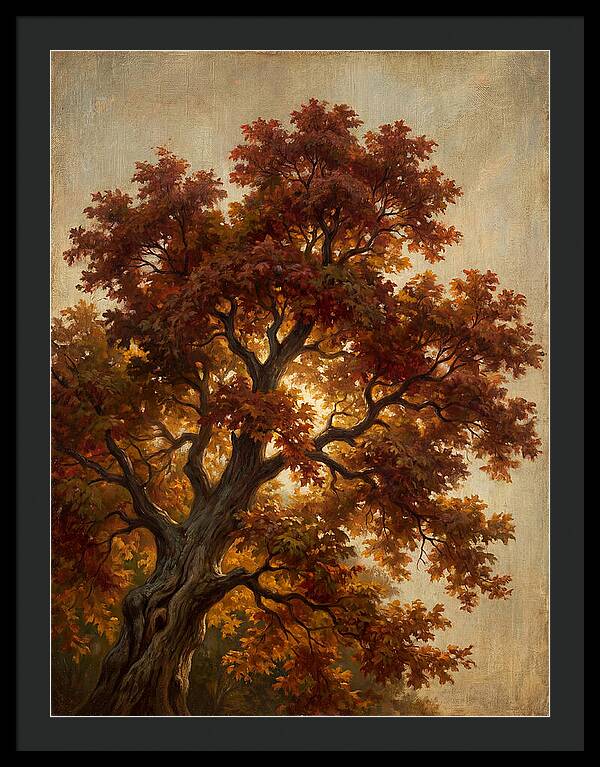 Majestic Maple Tree In Autumn