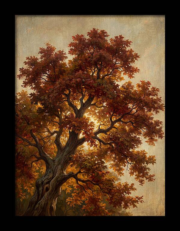 Majestic Maple Tree In Autumn