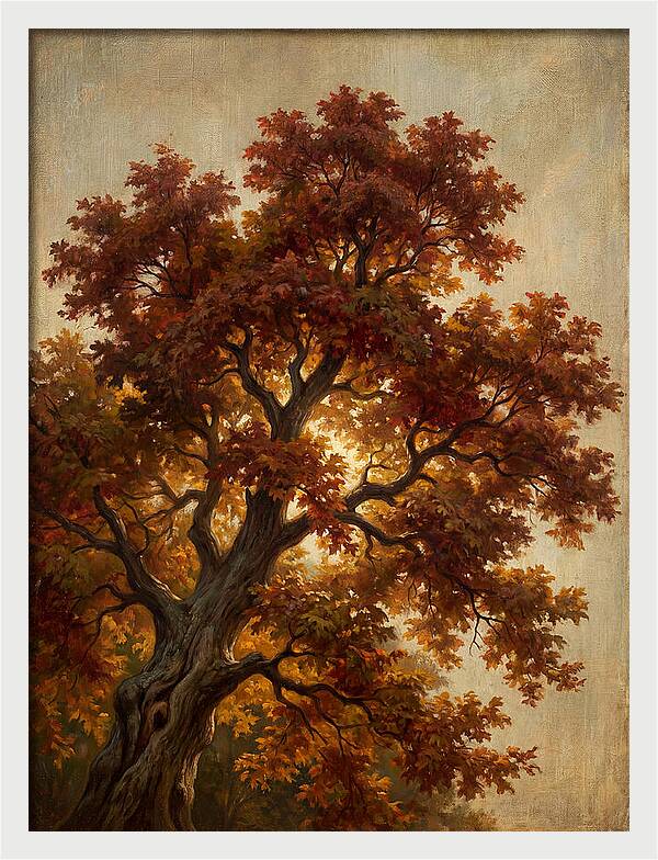 Majestic Maple Tree In Autumn