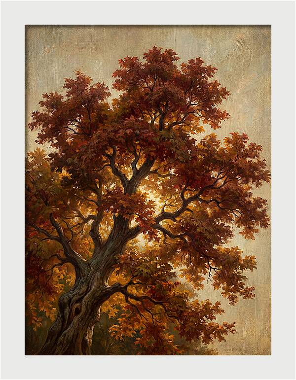 Majestic Maple Tree In Autumn