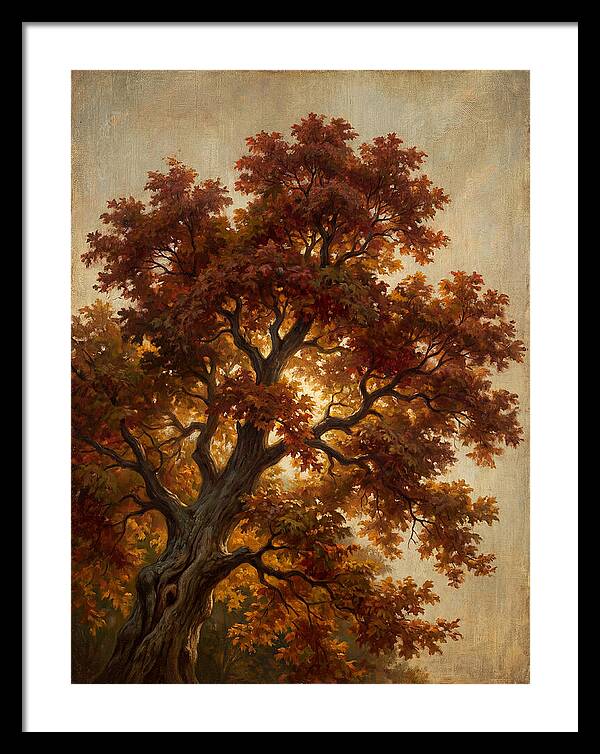 Majestic Maple Tree In Autumn