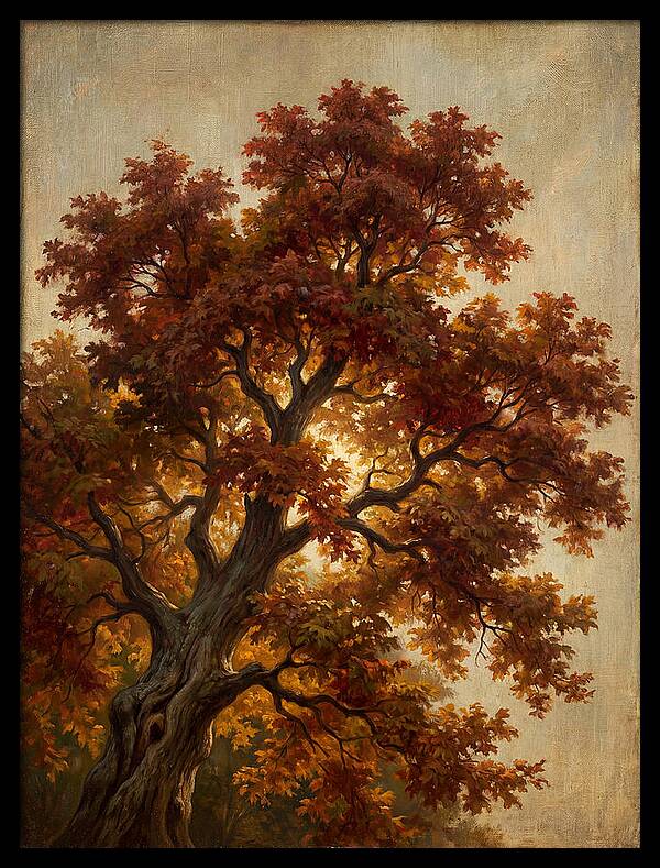 Majestic Maple Tree In Autumn