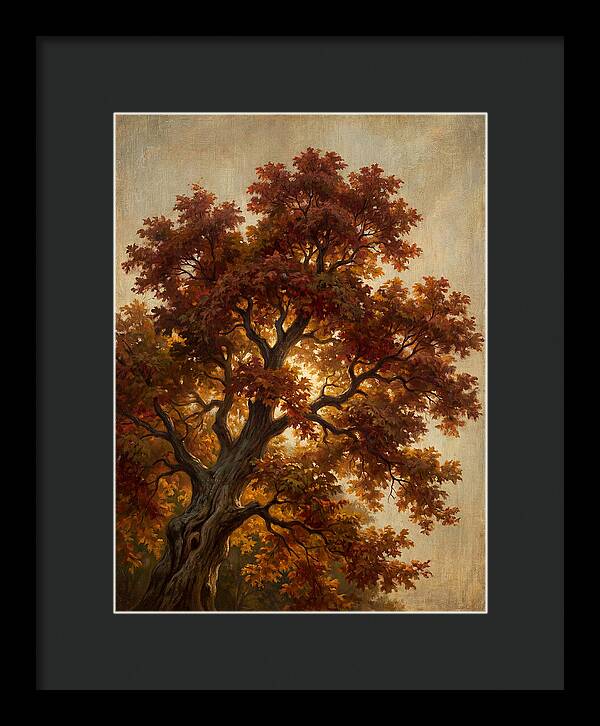 Majestic Maple Tree In Autumn