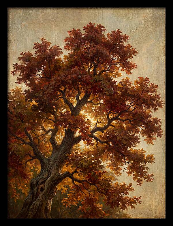 Majestic Maple Tree In Autumn