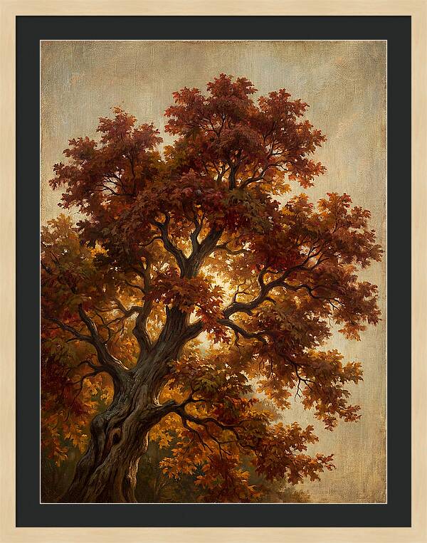 Majestic Maple Tree In Autumn
