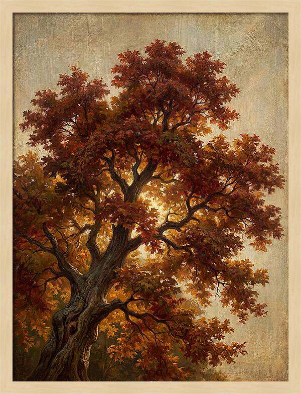Majestic Maple Tree In Autumn