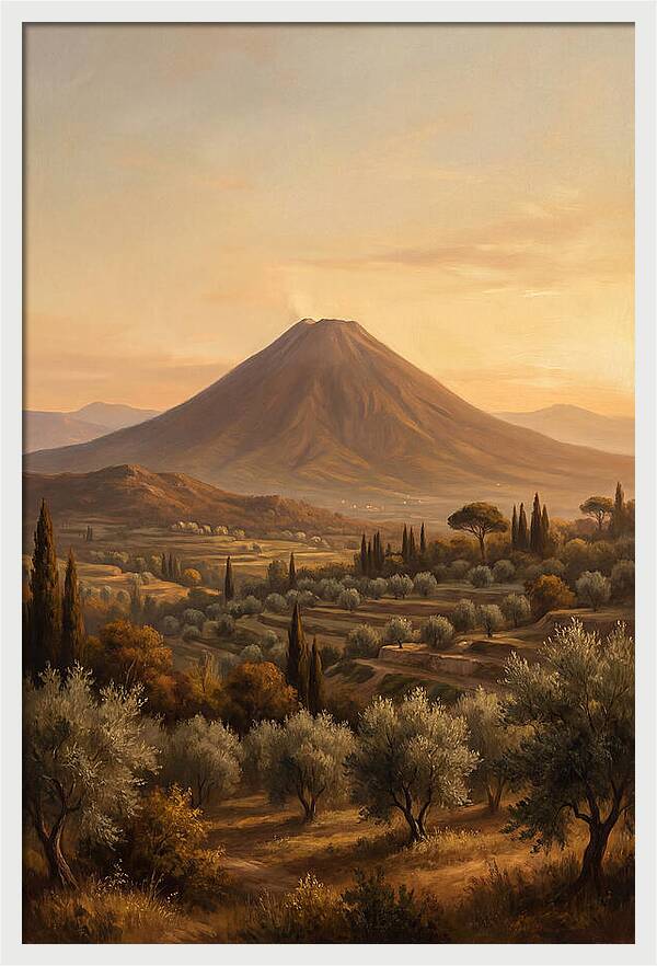 Majestic Mediterranean Volcano