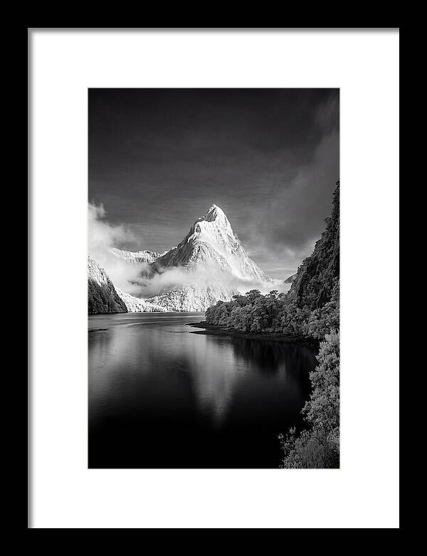 Majestic Mitre Peak At Milford Sound