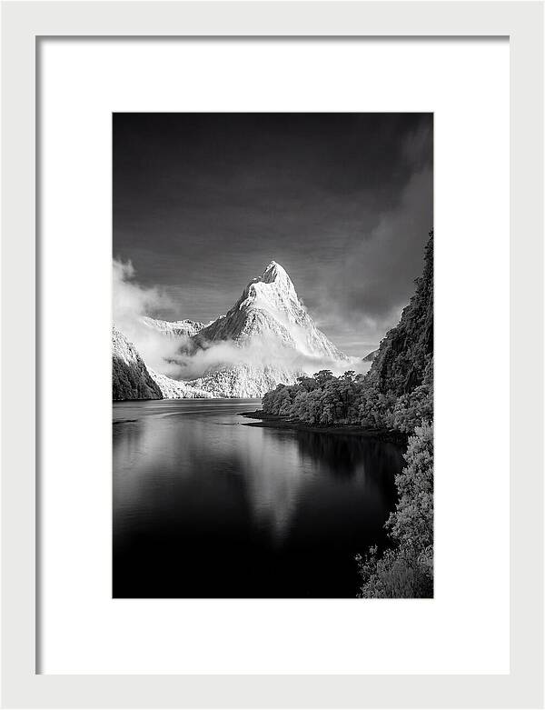 Majestic Mitre Peak At Milford Sound