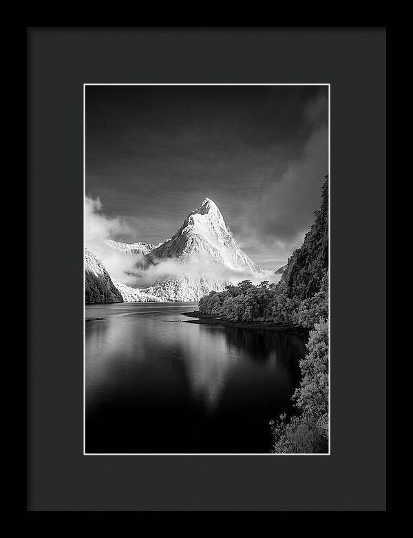 Majestic Mitre Peak At Milford Sound