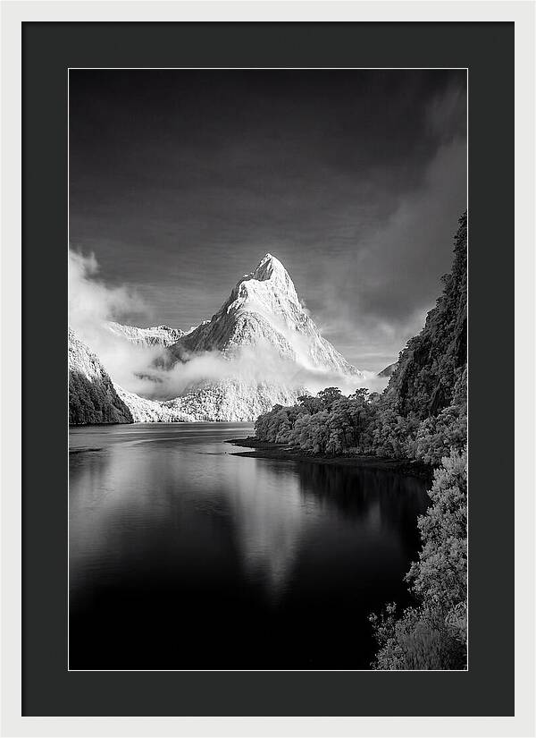 Majestic Mitre Peak At Milford Sound