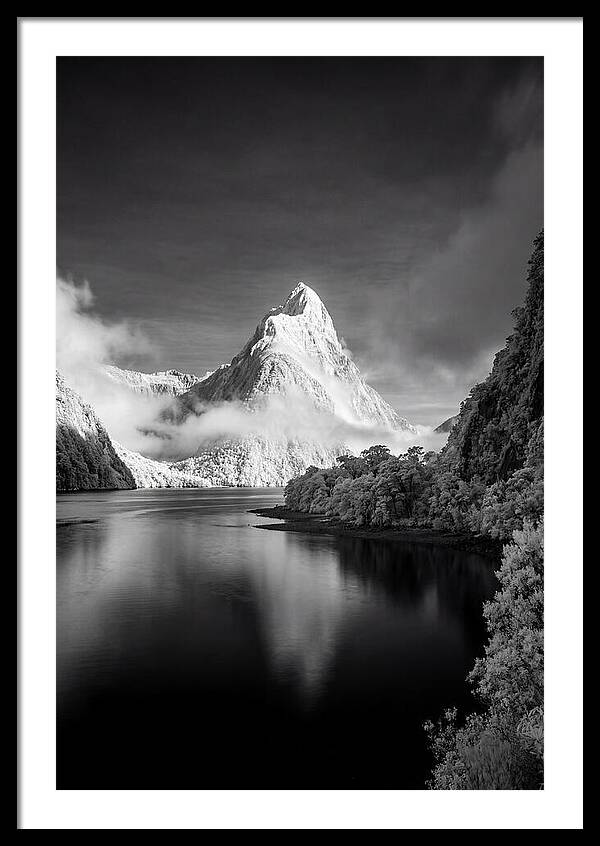 Majestic Mitre Peak At Milford Sound