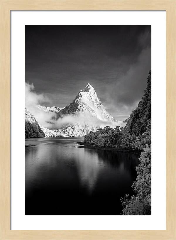 Majestic Mitre Peak At Milford Sound