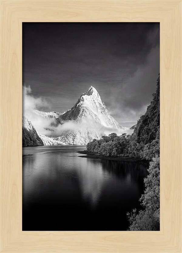 Majestic Mitre Peak At Milford Sound