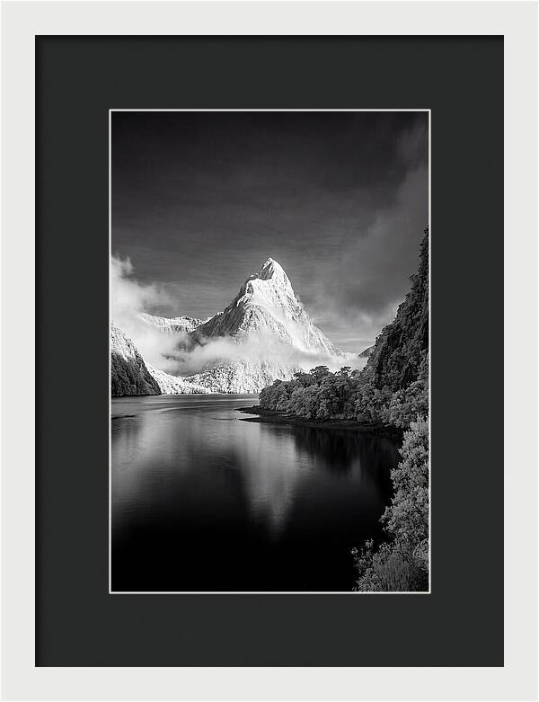 Majestic Mitre Peak At Milford Sound