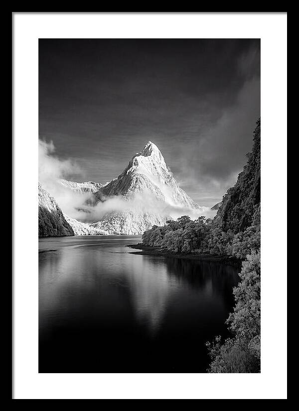 Majestic Mitre Peak At Milford Sound