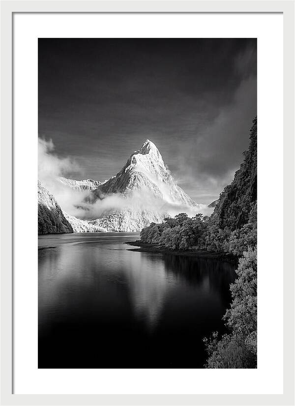 Majestic Mitre Peak At Milford Sound