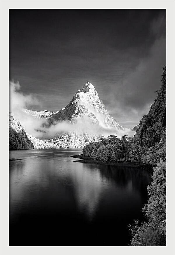 Majestic Mitre Peak At Milford Sound