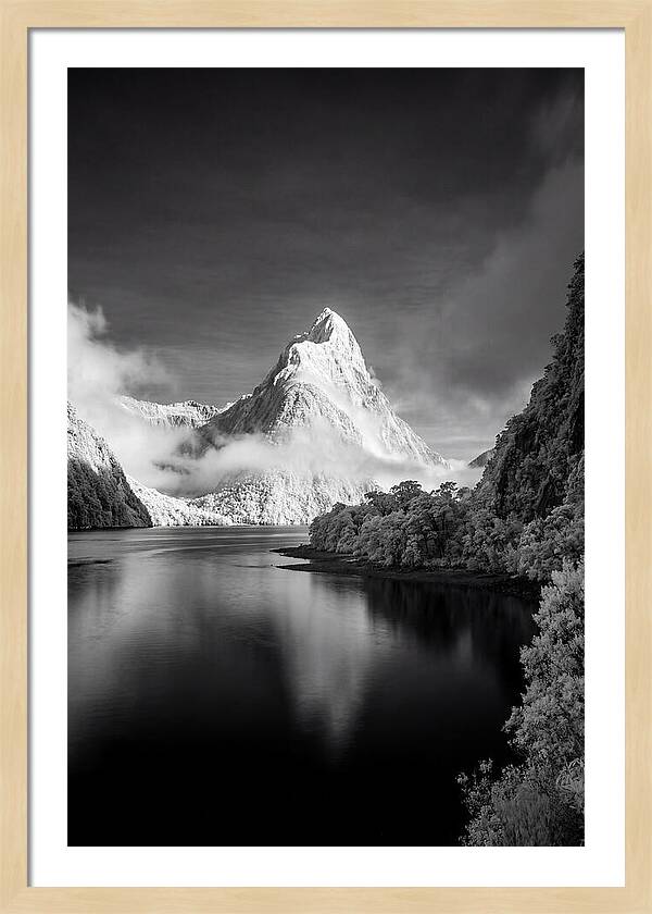 Majestic Mitre Peak At Milford Sound