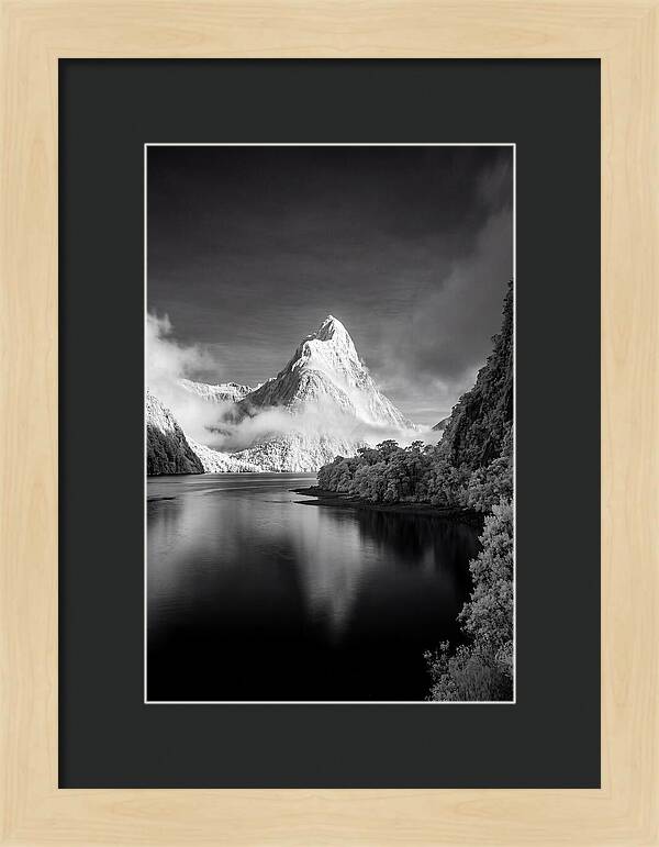 Majestic Mitre Peak At Milford Sound