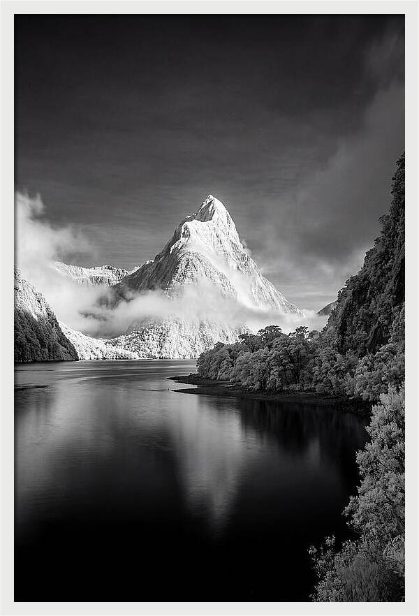 Majestic Mitre Peak At Milford Sound
