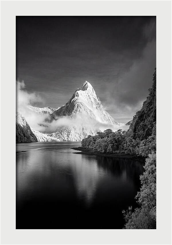 Majestic Mitre Peak At Milford Sound