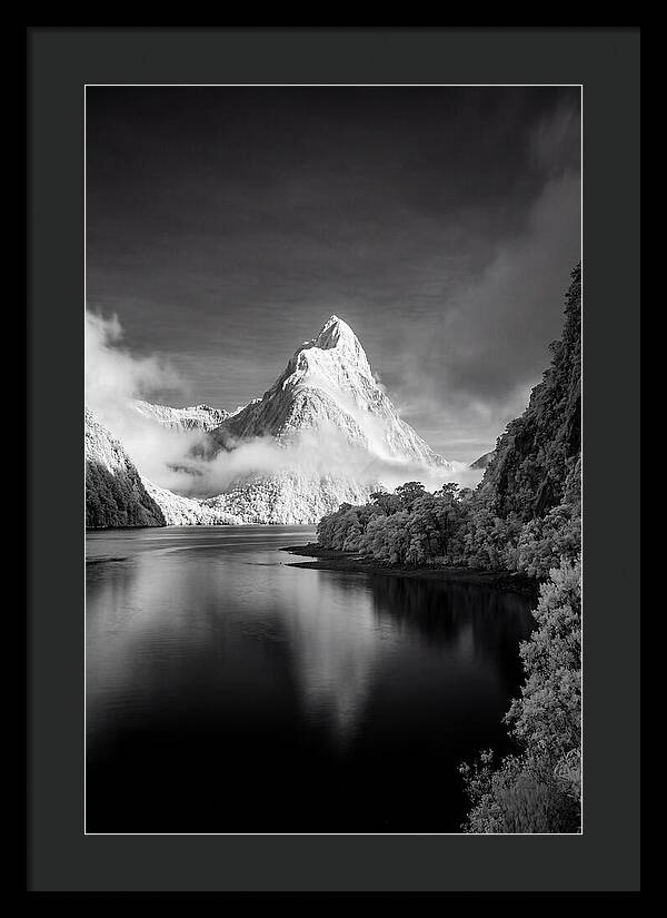 Majestic Mitre Peak At Milford Sound