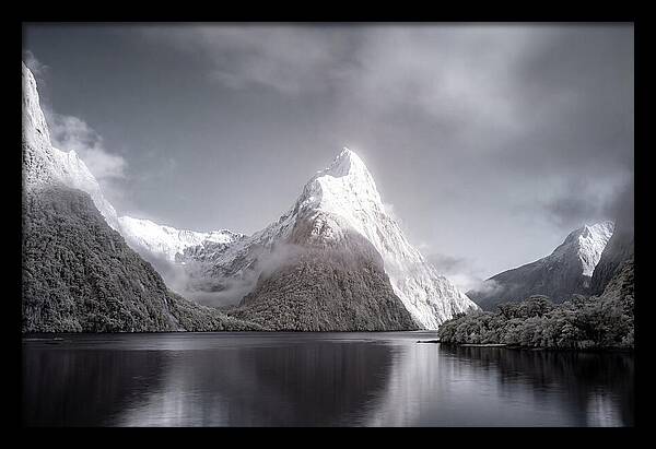 Majestic Mitre Peak Overlooking Milford Sound