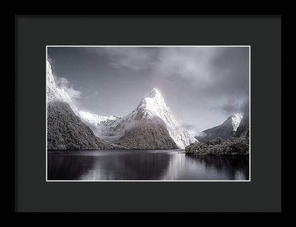 Majestic Mitre Peak Overlooking Milford Sound