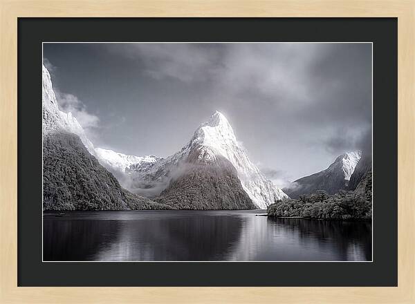 Majestic Mitre Peak Overlooking Milford Sound