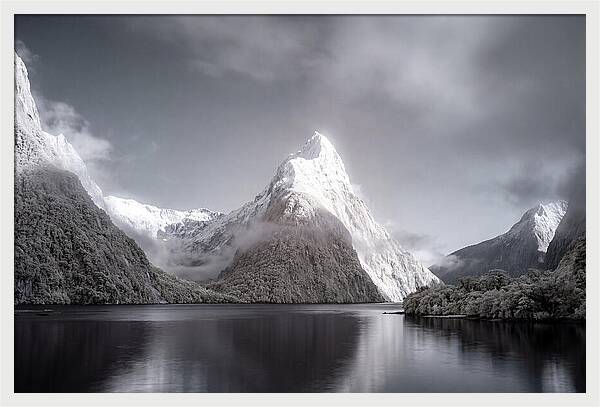 Majestic Mitre Peak Overlooking Milford Sound