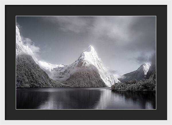 Majestic Mitre Peak Overlooking Milford Sound