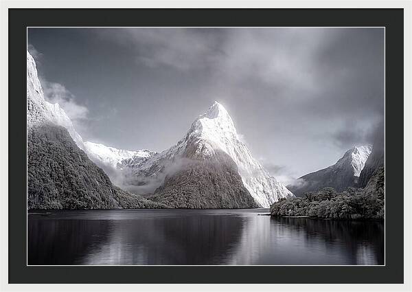 Majestic Mitre Peak Overlooking Milford Sound
