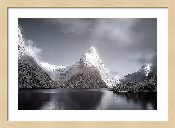 Majestic Mitre Peak Overlooking Milford Sound
