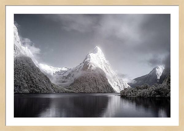 Majestic Mitre Peak Overlooking Milford Sound